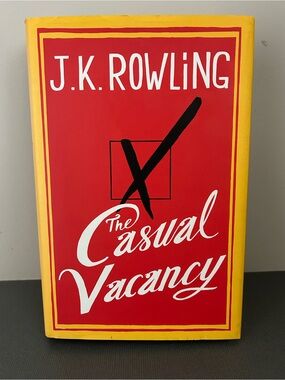 The Casual Vacancy Hardcover 1st Edition Canadian Print by J.K. Rowling